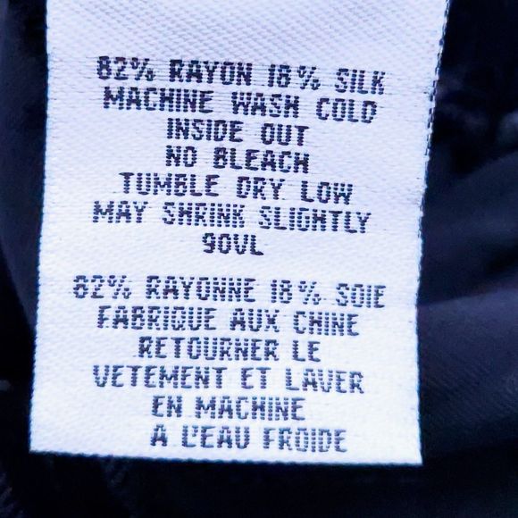 Eileen Fisher Silk Blend Black Pull On Velour Pants Women's Sz L NWT - Picture 5 of 12